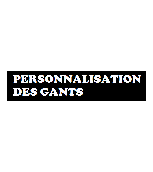 Personnalisation poignet (uniquement lettre et chiffre)